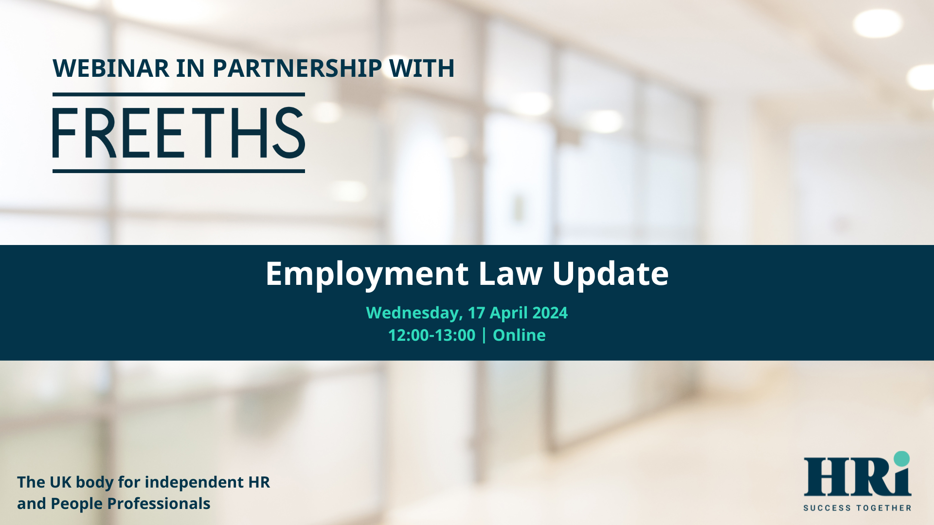 Employment Law Update webinar Banner