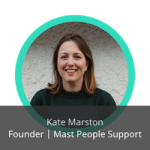 head shot of Kate Marston, Mast People Support