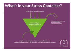 self care tool - stress container model